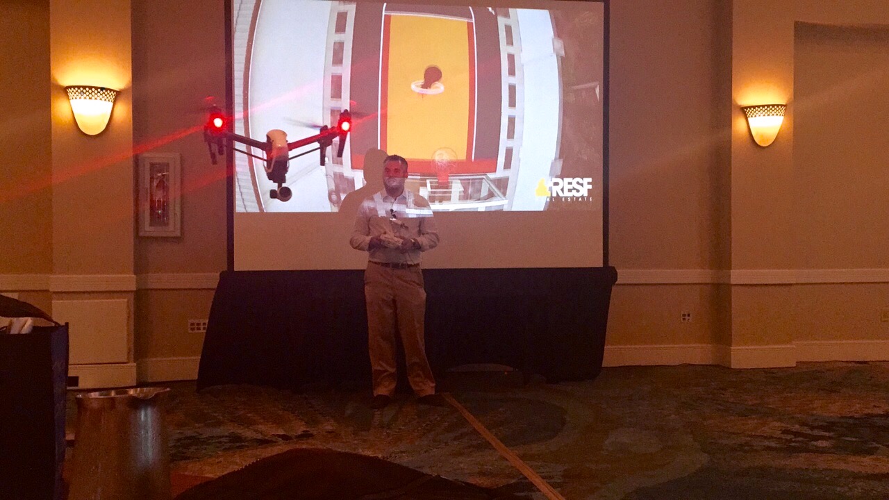 Jorge Guerra presenting at the District 4 Conference – Soar to New Heights at Hawks Cay.