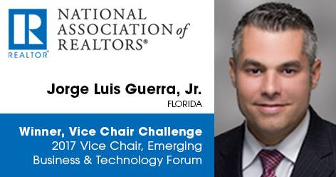 Jorge Luis Guerra Jr. of Florida wins the 2017 Vice Chair Challenge.