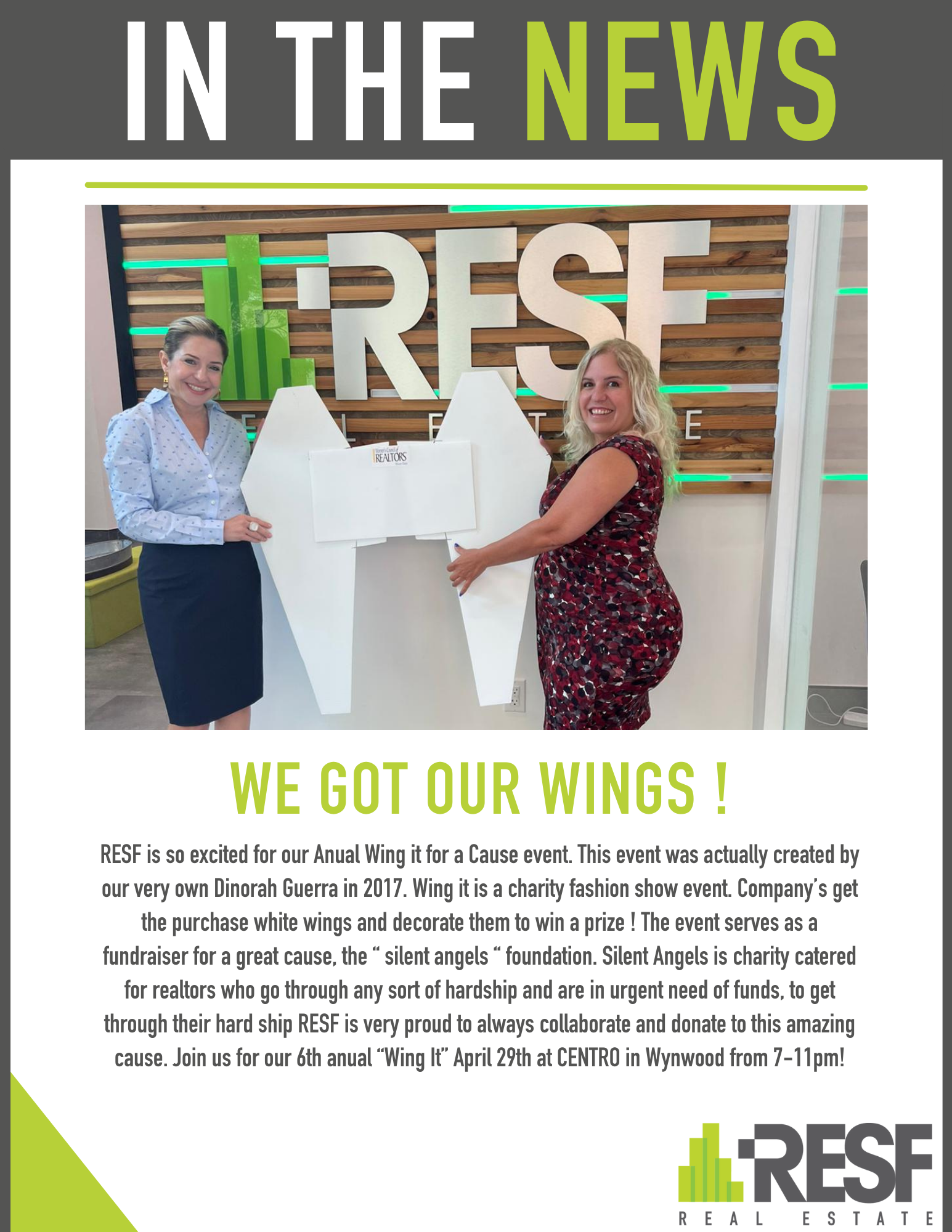 We got our wings!