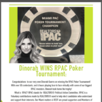 Dinorah WINS RPAC Poker Tournament