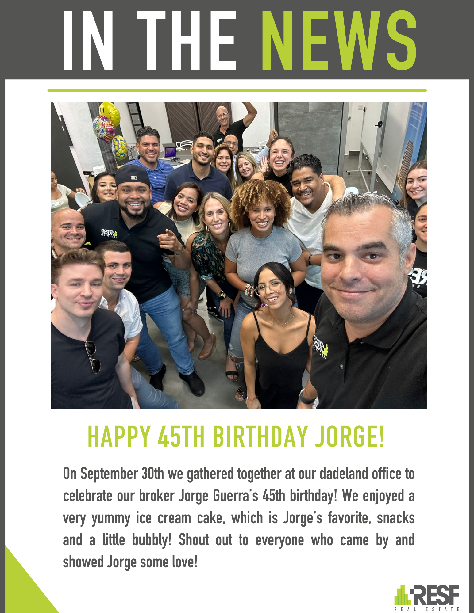 Happy 45th birthday Jorge!