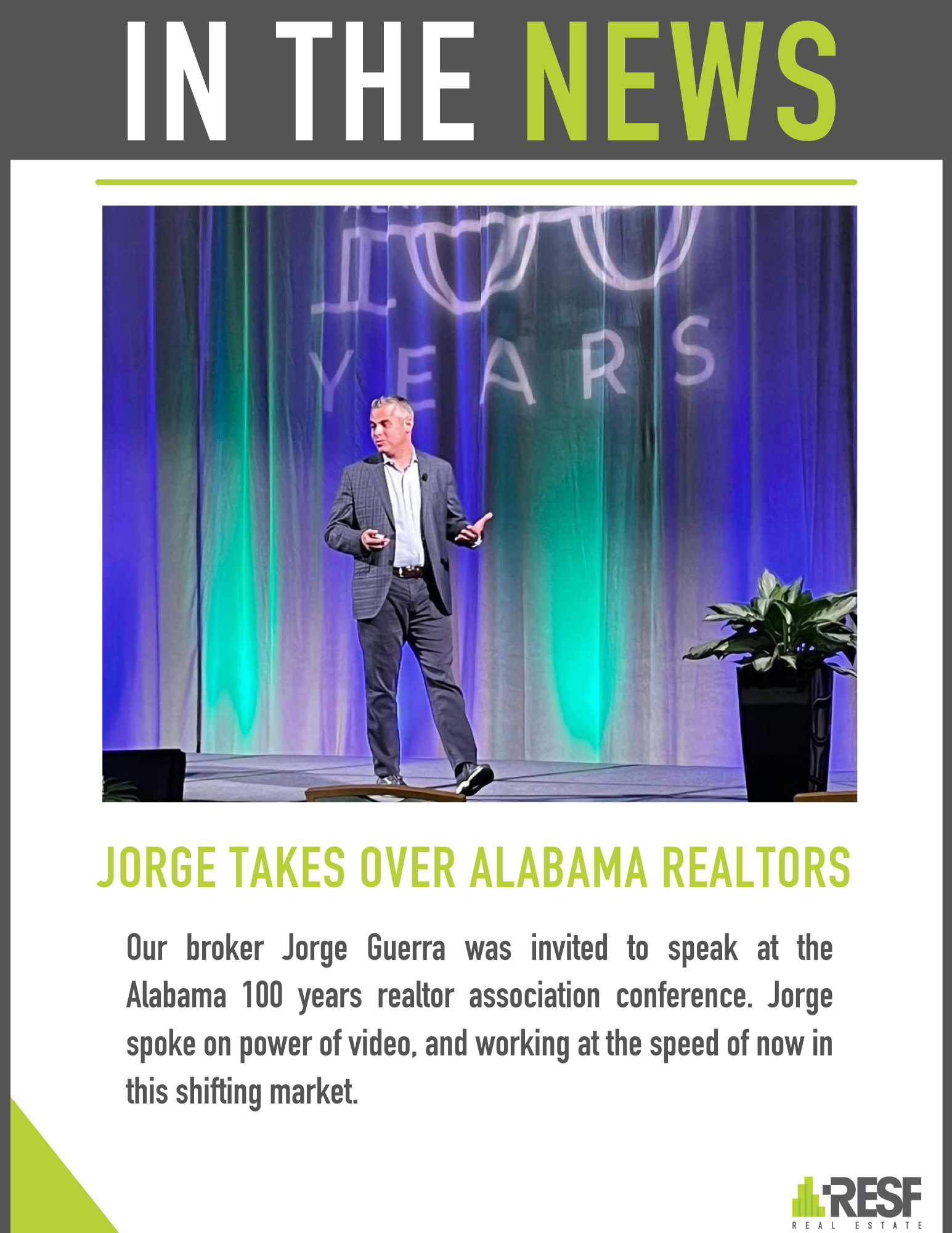 Jorge takes over Alabama Realtors