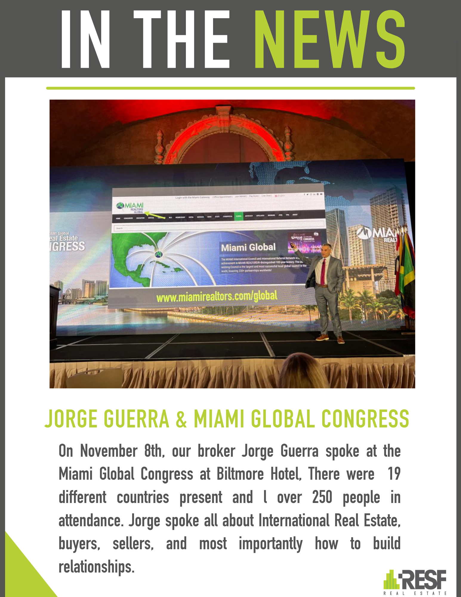 Jorge Guerra & Miami Global Congress
