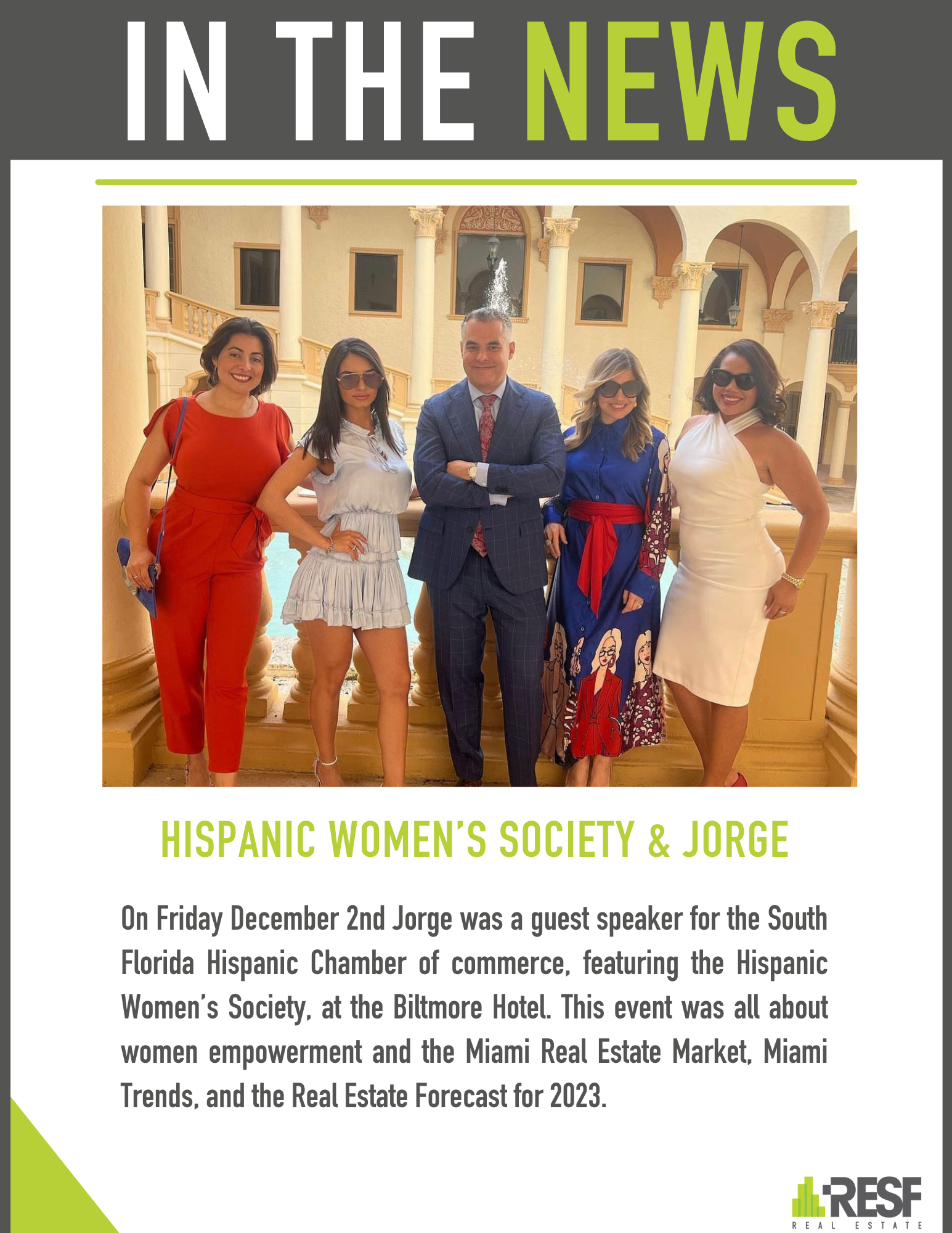 Hispanic Women’s Society & Jorge