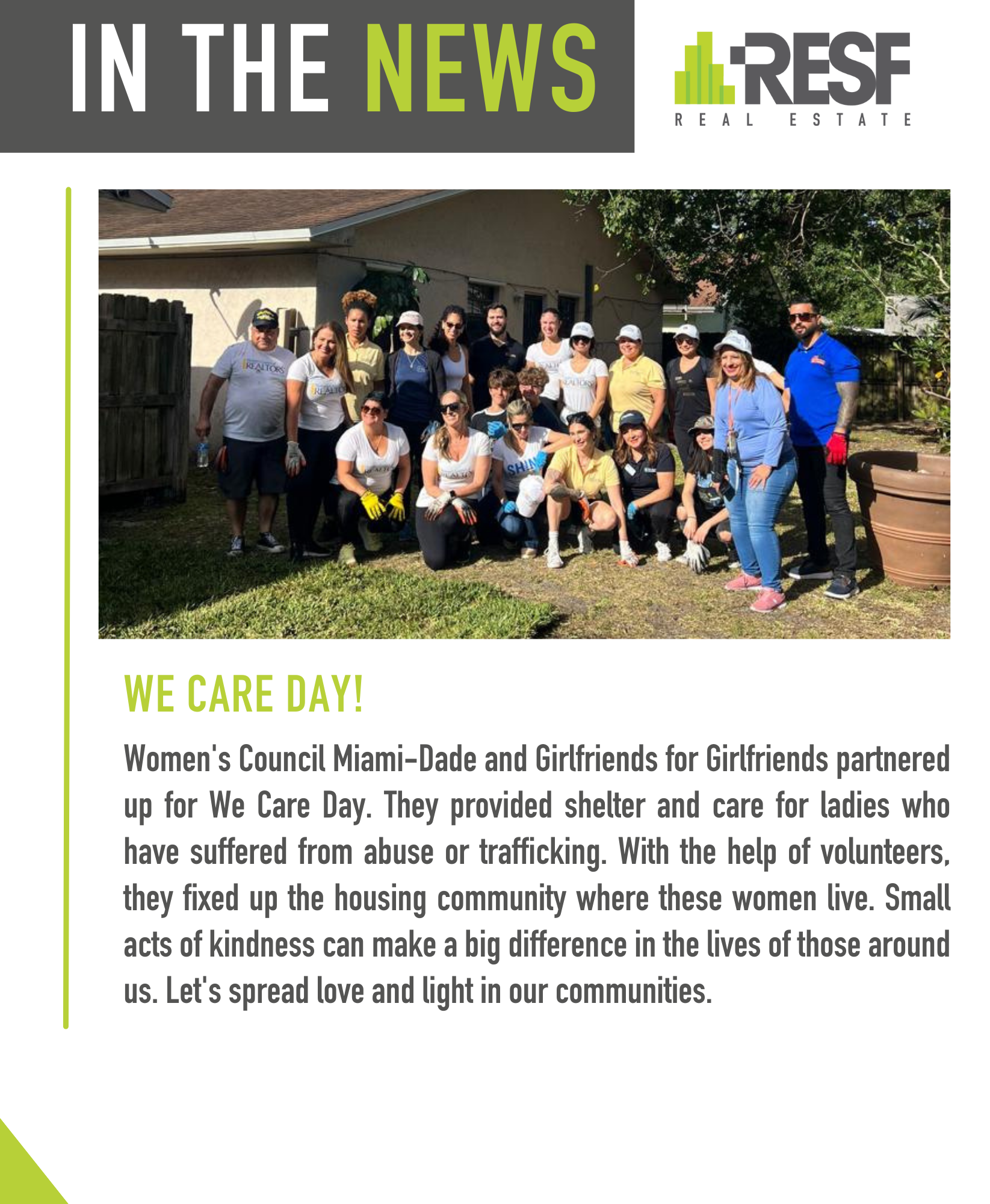 WE CARE DAY!