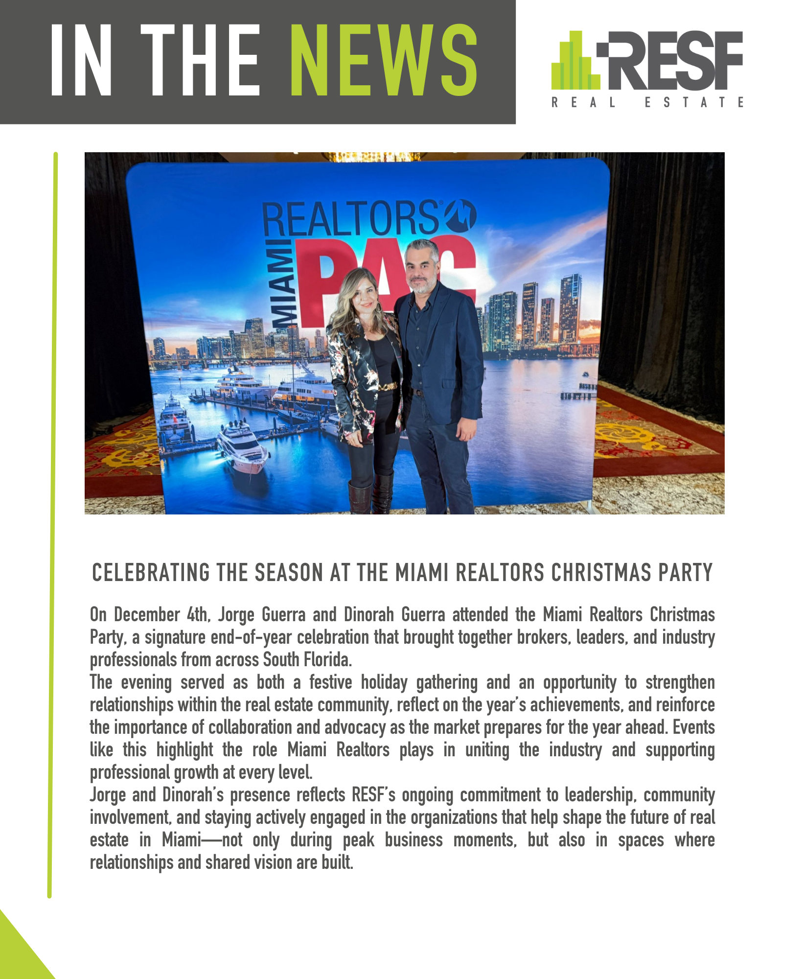 Celebrating the Season at the Miami Realtors Christmas Party