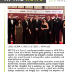 Jorge Guerra Jr. Represents RESF at MIPIM 2026