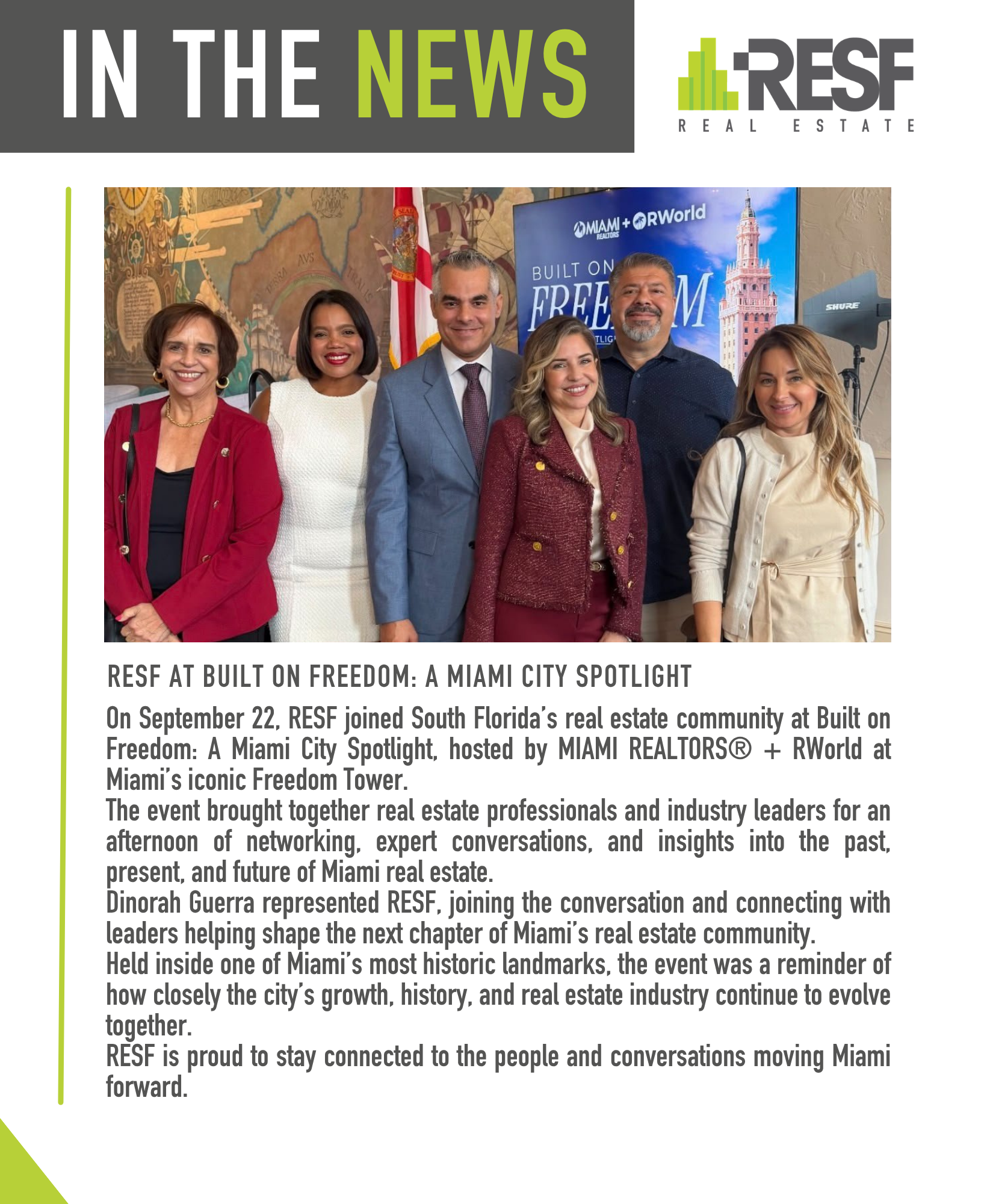 RESF at Built on Freedom: A Miami City Spotlight
